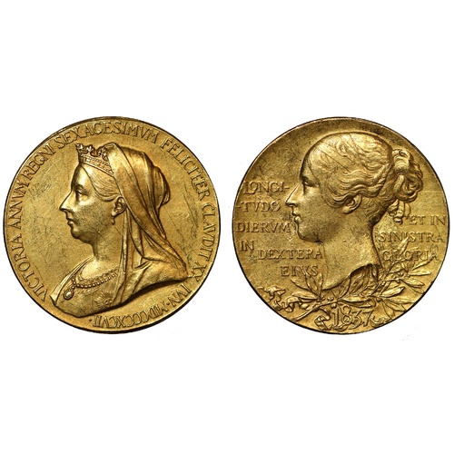 Queen Victoria Gold Diamond Jubilee Medal 1897 – Gold, 22 Carat