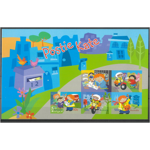 Australia 2006 Postie Kate Self-adhesive Pane/5 Stamps Renniks 3336Bp MUH 27-3