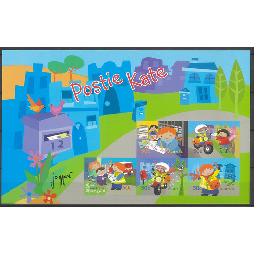 Australia 2006 Postie Kate Self-adhesive Pane/5 Stamps Renniks 3336Bp MUH 27-3