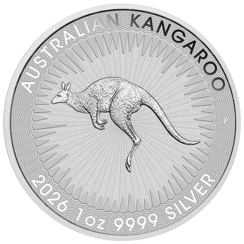 Australia 2026 Perth Mint Silver Kangaroo Coin 1oz