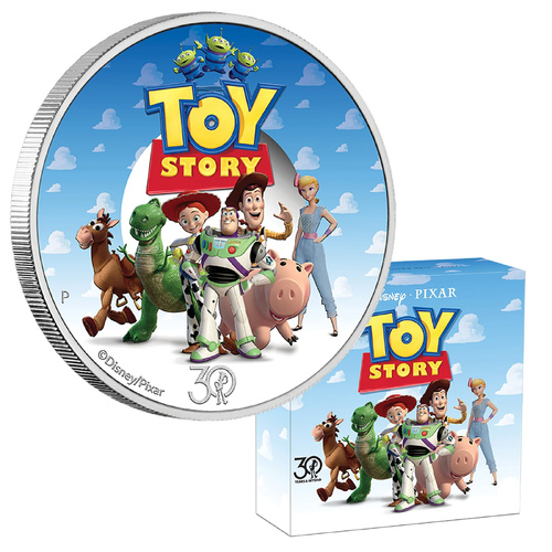 Tuvalu 2025 Toy Story 30 Years 1/2oz Silver Proof Coloured Coin