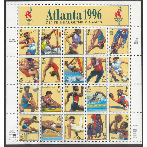 USA 1995 Comic Strip Classics 32c Sheetlet/20 Stamps Scott 3000 Mint Unhinged #US29