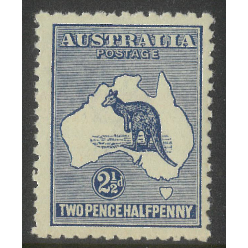 Australia Kangaroo Stamp 3rd WMK 2½d Deep Blue SG36 MUH #AUBK