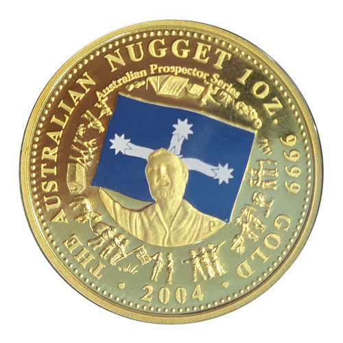 Australia 2004 $100 Nugget Series 1oz Fine Gold Proof Coin