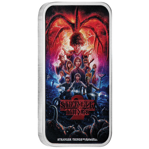 Stranger Things - Season 2 2026 $1 Colour Rectangular 1oz Silver Uncirculated Coin