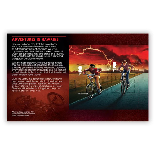 Great Britain 2026 Stranger Things Booklet Pane 1 (2 Stamps) MUH