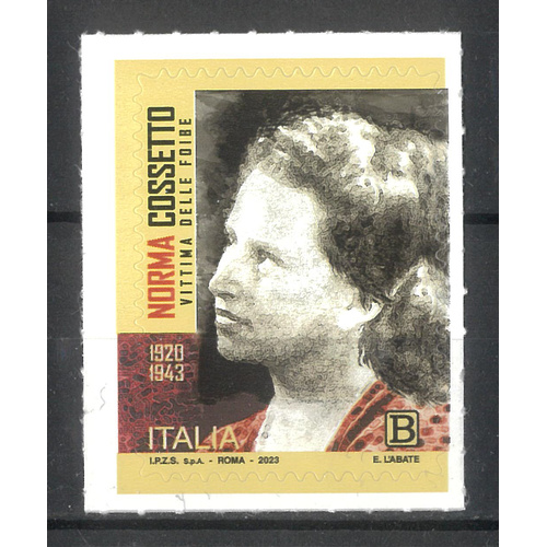 Italy 2023 Norma Cossetto WWII Victim Self-adhesive Stamp MUH