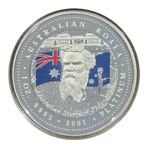 Australia 2001 $100 Koala 1oz Platinum Proof Coin