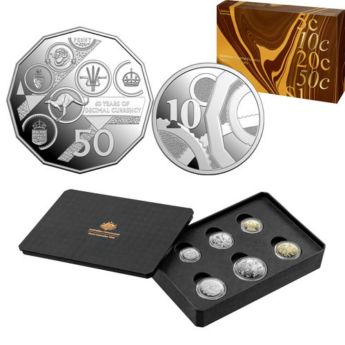 Australia 2026 60th Anniversary of Decimal Currency 6-Coin Proof Year Set
