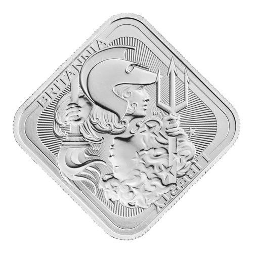 UK The Royal Mint Britannia and Liberty - 1oz Fine Silver Bullion Bar