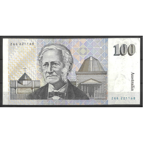 Australia 1990 $100 Banknote Fraser/Higgins R612 EF/EF+ #100-22