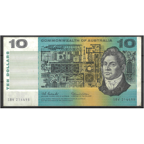 Commonwealth of Australia 1966 $10 Banknote Coombs/Wilson R301 VF #4-41