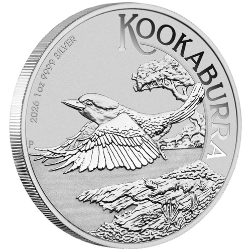 Australia 2026 $1 Kookaburra 1oz Silver Bullion Coin
