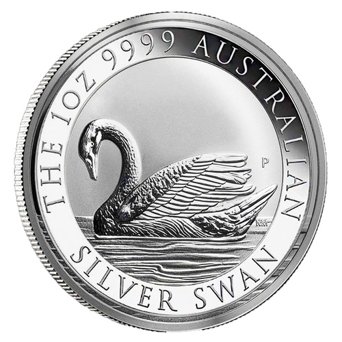 Australia 2017 Swan 1oz Silver Bullion Coin in Capsule