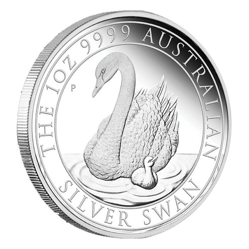 Australia 2018 Swan 1oz Silver Bullion Coin in Capsule
