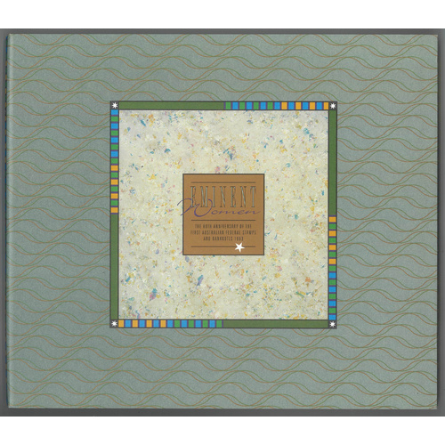 Australia 1993 Eminent Women Portfolio $10 Banknote with Pane of 25 Stamps