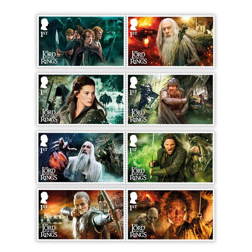 UK 2026 The Lord of the Rings Set of 8 Stamps MUH
