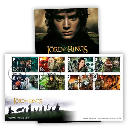 UK 2026 The Lord of the Rings Stamps Set on First Day Cover