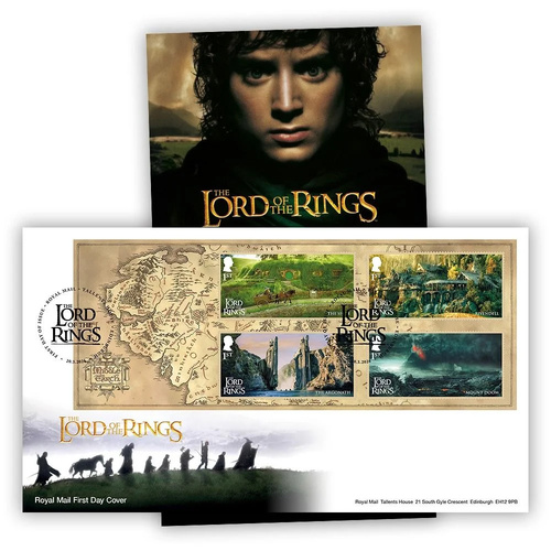 UK 2026 The Lord of the Rings Mini Sheet on First Day Cover