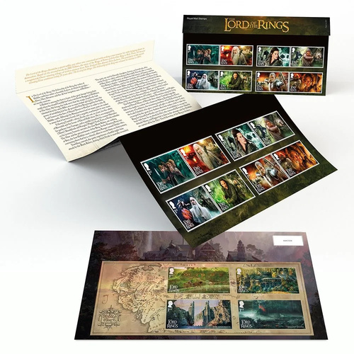 UK 2026 The Lord of the Rings Presentation Pack of Stamp Set & Mini Sheet