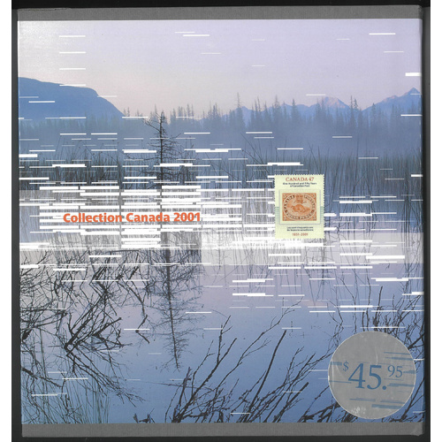 Canada 2002 Annual Stamp Hardcover Yearbook Complete with All Mint Stamps