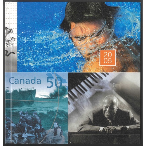 Canada 2005 Annual Stamp Hardcover Yearbook Complete with All Mint Stamps