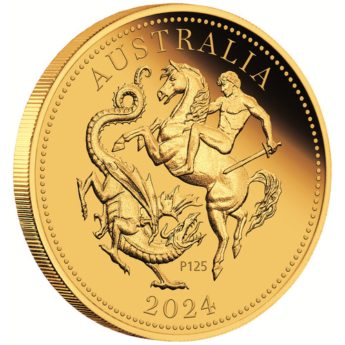 Australia 2024 Sovereign Perth Mint 125th Anniversary $25 Gold Proof Coin