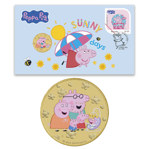 Australia 2026 Peppa Pig Stamp & Coin PNC