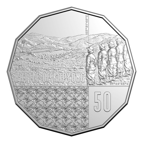 Australia 2026 75th Anniversary Battle of Kapyong 50c UNC Coin