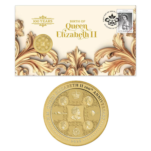 Australia 2026 Queen Elizabeth II Birth Centenary $1 PNC 