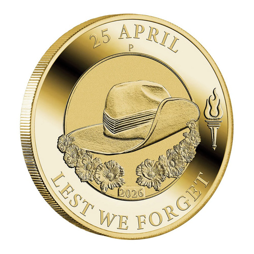 Australia 2026 ANZAC Day $1 UNC Coin in Card