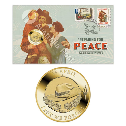 Australia 2026 ANZAC Day – Preparing for Peace PNC – Perth Mint