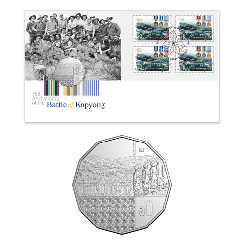 Australia 2026 ANZAC Day – Preparing for Peace 75th Anniv Battle Kapyong 50c PNC