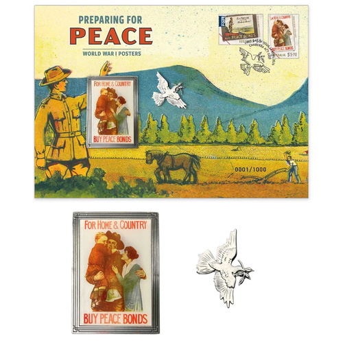 Australia 2026 ANZAC Day – Preparing for Peace Medallion and Pin Cover