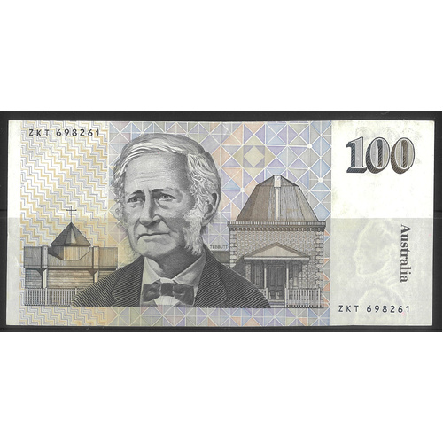 Australia 1992 $100 Banknote Fraser/Cole R613 gFine/aVF 100-26