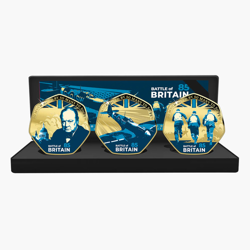 Solomon Islands 2025 50c Battle of Britain 85th Anniversary Limited Edition Box Set