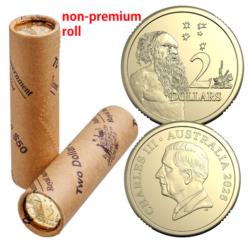 Australia 2026 Non-Premium Roll of $2 Circulating Coin