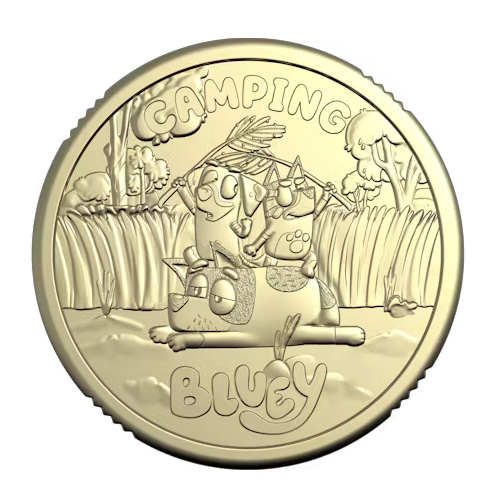 Australia 2026 Bluey - Camping $2 Coin Loose