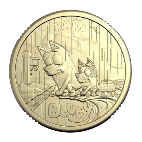 Australia 2026 Bluey - Rain $2 Coin Loose