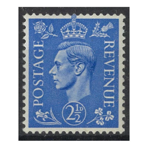 Great Britain 1942 KGVI 2½d Pale Ultramarine Watermark Sideways SG489a MUH 8-13