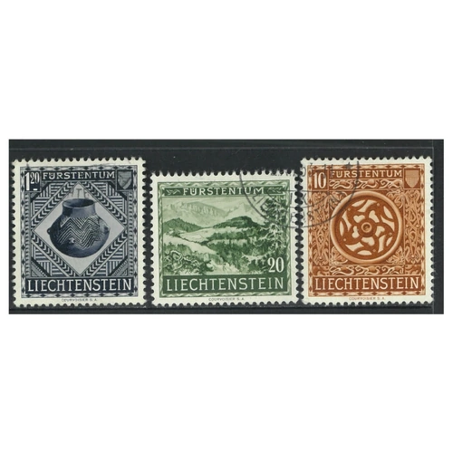 Liechtenstein 1953 Museum Opening Set of 3 Stamps Scott 274/76 Fine Used 6-1
