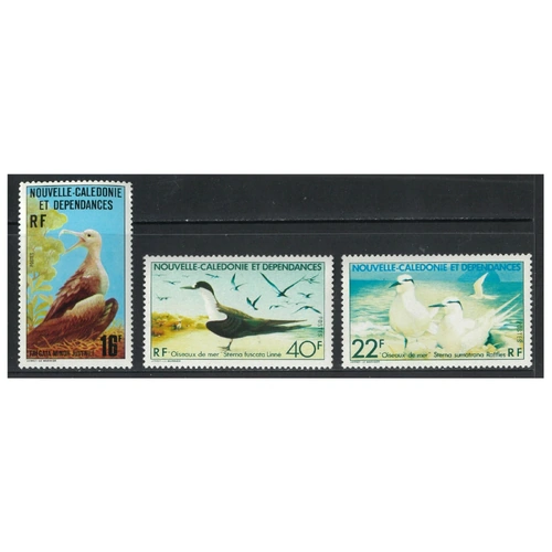 New Caledonia 1977-78 Birds Set of 3 Stamps Scott 430/32 Mint Unhinged 6-17