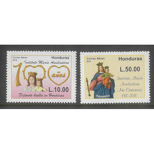 Honduras 2010 Institute Anniversary Set of 2 Stamps Scott C1292/93 MUH 6-41