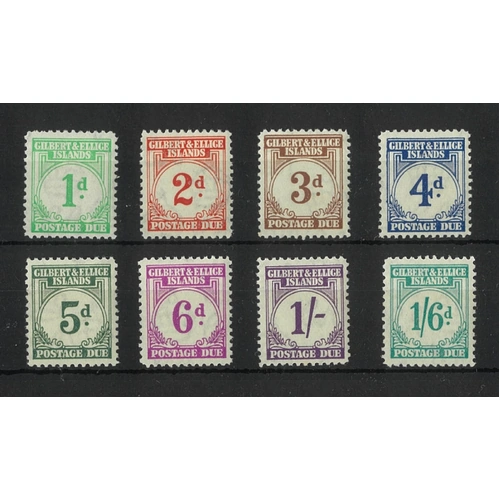 Gilbert & Ellice Islands 1940 Postage Dues Set of 8 Stamps SG D1/8 MUH 8-6