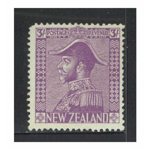 New Zealand 1927 3/- Admiral Cowan Paper Stamp SG 470 Mint Lightly Hinged 8-13