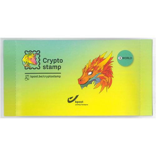 Belgium 2024 Crypto Stamp Dragon Design Unopened Mint Condition 10-10