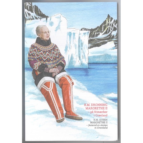 Greenland 2023 Queen Margrethe - The First Prestige Booklet Stamps MUH 10-13