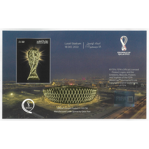 Qatar 2022 FIFA Wolrd Cup Closing Ceremony Mini Sheet Mint Unhinged 10-16