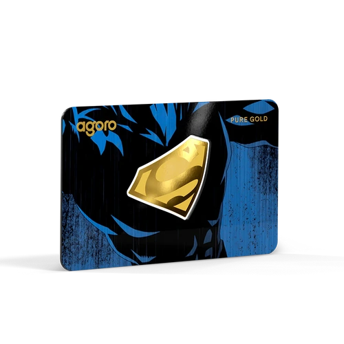 Marvel Agoro Superman's Emblem - 0.1g Gold Collectible Coin