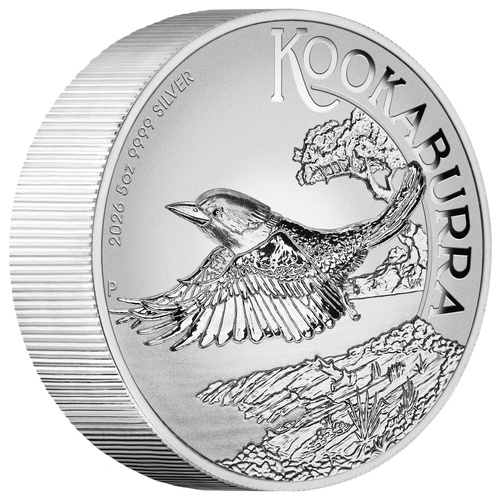 Australian Kookaburra 2026 5oz Silver Incused Coin